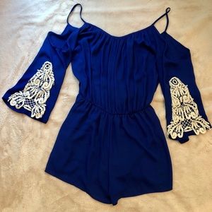 Blue Romper